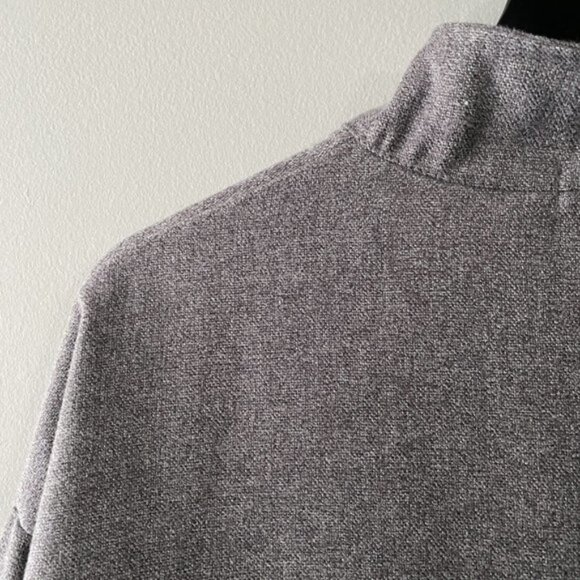 MODAKAWA Charcoal GreyBlack Light Grey Bicolour Punk Pocket Sweatshirt Dress - Picture 6 of 10